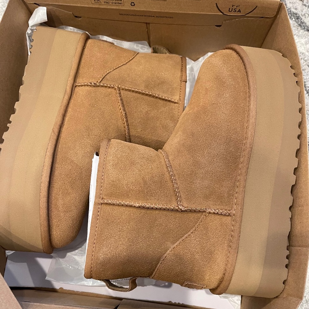 BRAND NEW Ugg minis Platform